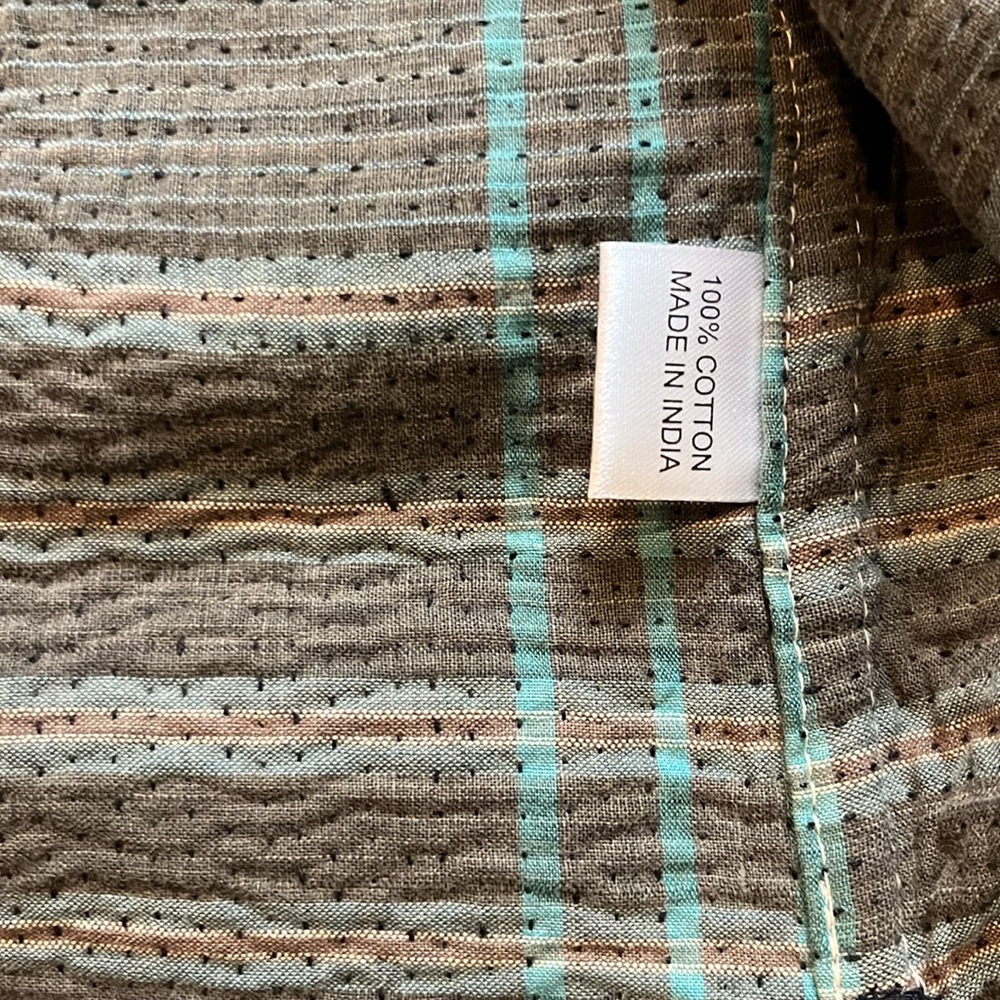 Kantha jacket, multicolored with patterns inside and out - Picture 4 of 4